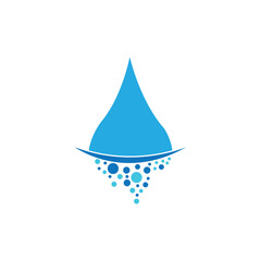 Fototapeta premium Water drop Logo Template vector illustration design