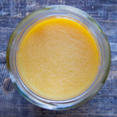 Fresh homemade ghee oil