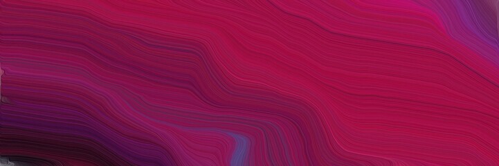 beautiful futuristic banner with dark moderate pink, very dark magenta and very dark pink color. smooth swirl waves background design