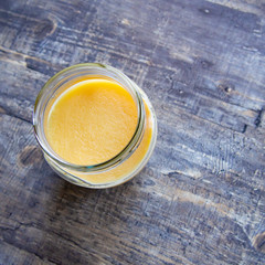 Fresh homemade ghee oil