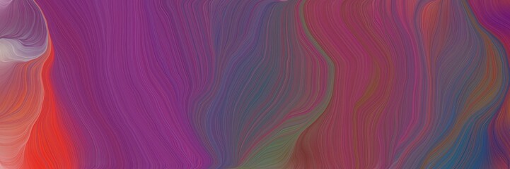 futuristic banner with waves. abstract waves illustration with dark moderate pink, old mauve and moderate red color