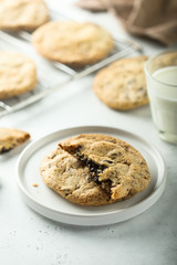 Traditional homemade chocolate chip cookies