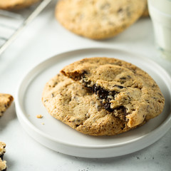 Traditional homemade chocolate chip cookies