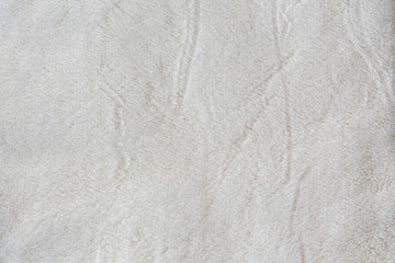 background and texture, plaid surface made of white fleece material