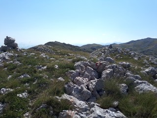 Rocks in the mountains