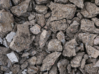 Rough Destroyed Stones Background Scattered Stones Texture