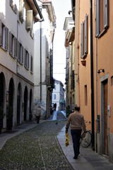 street in Pavia italy