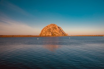town of Morro Bay on the Pacific coast of California