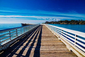 Fototapeta premium California Pacific coast wooden pier