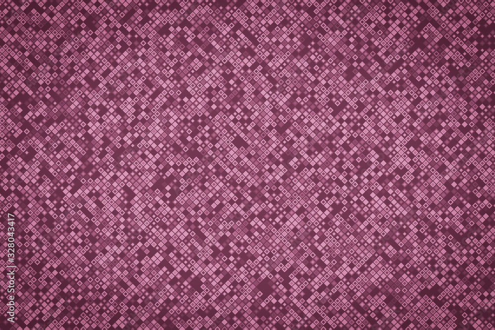 Poster small color blocks and pixels. abstract luminescent pixel mosaic illustration. futuristic banner tec