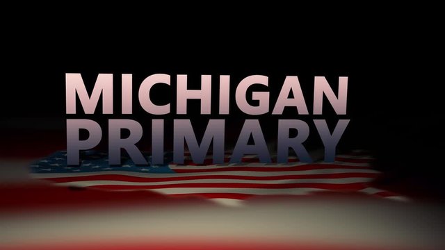 United States Cinematic Election Motion Graphics- Michigan primary Version
