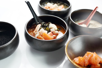  Japanese soup. Traditional Japanese cuisine. Eastern cuisine. 