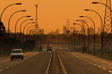 entrada da cidade em Campo Grande, Mato Grosso do Sul, Brasil