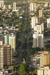 Campo Grande vista do alto, Mato Grosso do Sul, Brasil
