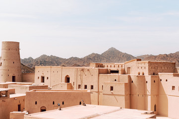 Arabic Fort built by Portuguese in Oman 
