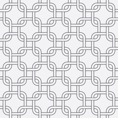 Abstract chain seamless pattern, Round rectangle Interlocking pattern background, Retro pattern, Vector
