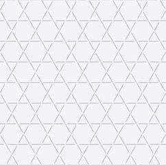 Naklejka premium Modern abstract hexagon line seamless pattern. Vector illustration.