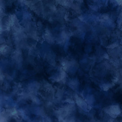 Navy blue watercolor brush stroke background. Modern vector design for wedding invitation, greeting, banner, flyer, poster, save the date