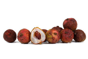 Lychee fruit. Far Eastern delicacy. Fruit is very popular in China.