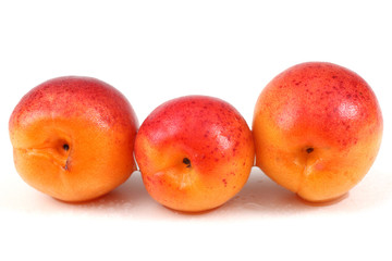 Three apricots