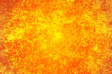 Gradient Yellow and orange cement texture. Graphic resource. Copy space for design.