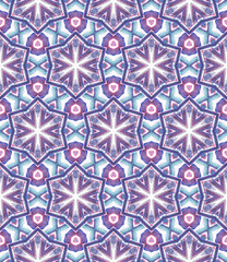 Ethnic Surface. Hand Drawn Painted. 