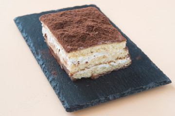 Tiramisu traditional italian dessert