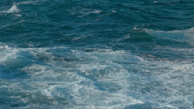 Best Places for recreation and Tourism Wave crashing coast Awesome power spray wind waves Sea Tide is playing with the Sun Tide turns into pearl drops and splashes Powerful Pacific Ocean shot 4.6K