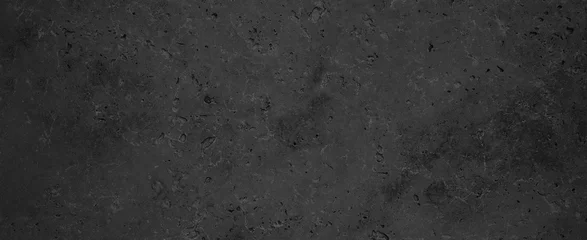 Selbstklebende Fototapeten black stone concrete texture background anthracite panorama banner long  © Corri Seizinger