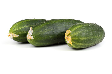 Three cucumbers