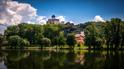 Fototapeta na wymiar Castle Trencin in Slovakia