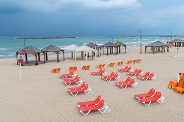 The beach of Tel Aviv