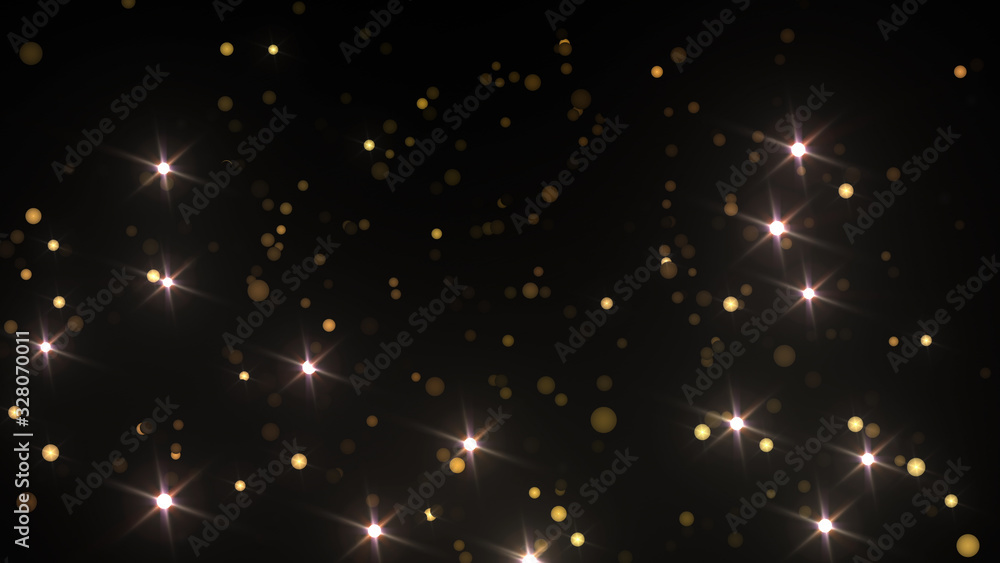 Canvas Prints illumination neon space star particle flash light 3d illustration abstract background