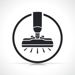 Vector vacuum cleaner design icon