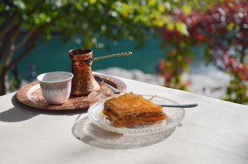 Baklava from Bosnia is a rich, sweet dessert pastry made of layers of filo filled with chopped nuts...