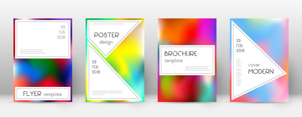 Fototapeta premium Flyer layout. Stylish charming template for Brochu