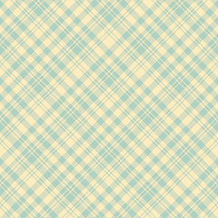 Seamless pattern in marvelous light yellow and water green colors for plaid, fabric, textile, clothes, tablecloth and other things. Vector image. 2