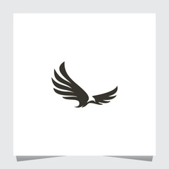 Black Eagle Logo Inspirations Template