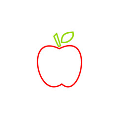 apple icon vector illustration sign