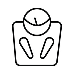 Weight scale icon vector illustration