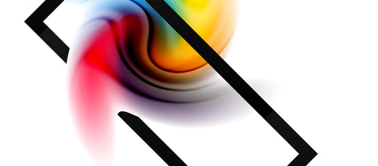 Abstract background, fluid mixing gradient liquid style colors composition. Vector Illustration For Wallpaper, Banner, Background, Card, Book Illustration, landing page