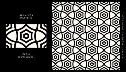 Vector Seamless Pattern, Geometric Seamless Pattern, Pattern Background, Abstract Seamless Pattern Background.