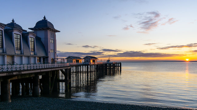 Penarth peir sunset