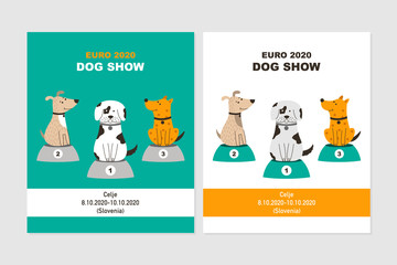 European dog show flyers.
