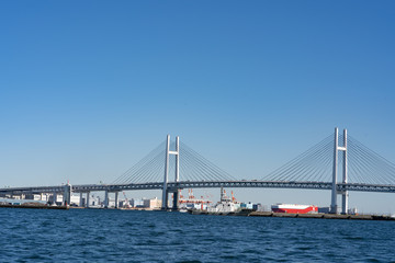 Fototapeta na wymiar 写真素材: 横浜の港の風景
