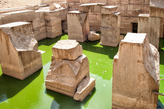 The green waters of the Osirion