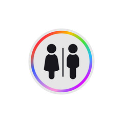 Toilet -  Modern App Button