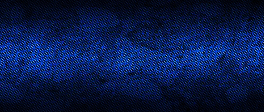 Black Carbon Fiber Texture Background With Blue Line Backgrounds