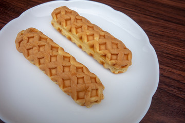 白い皿の上の原宿ドック