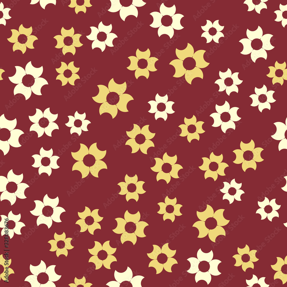 Poster vector seamless pattern background. modern stylish abstract texture. different geometric figures